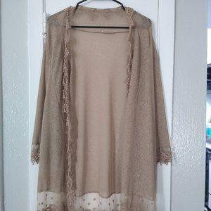 Lady Nois Duster Cardigan